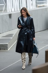 Street style at New York Fashion Week Fall 2020
