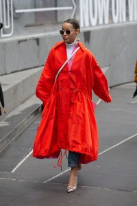 Street style at New York Fashion Week Fall 2020