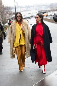 Street style at New York Fashion Week Fall 2020