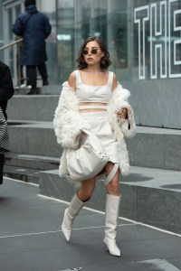 Street style at New York Fashion Week Fall 2020