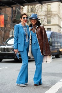 Street style at New York Fashion Week Fall 2020