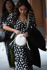 Street style at New York Fashion Week Fall 2020