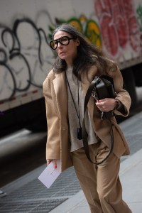 Street style at New York Fashion Week Fall 2020