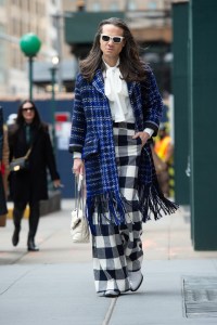 Street style at New York Fashion Week Fall 2020