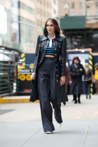 Street style at New York Fashion Week Fall 2020