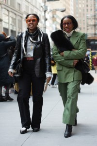 Street style at New York Fashion Week Fall 2020