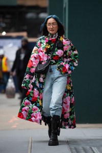 Street style at New York Fashion Week Fall 2020