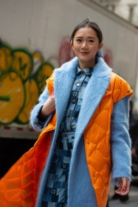 Street style at New York Fashion Week Fall 2020