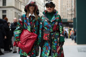 Street style at New York Fashion Week Fall 2020