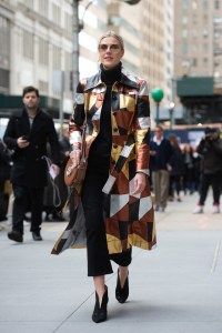 Street style at New York Fashion Week Fall 2020