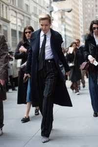 Street style at New York Fashion Week Fall 2020