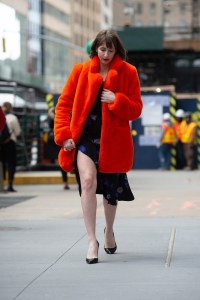 Street style at New York Fashion Week Fall 2020