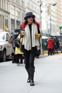 Street style at New York Fashion Week Fall 2020