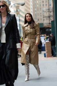 Street style at New York Fashion Week Fall 2020