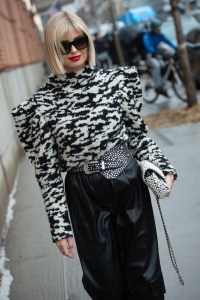 Street style at New York Fashion Week Fall 2020