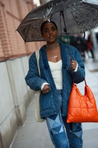 Street style at New York Fashion Week Fall 2020