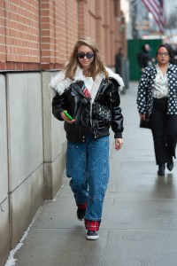Street style at New York Fashion Week Fall 2020