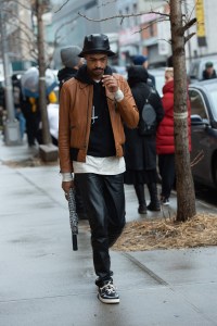 Street style at New York Fashion Week Fall 2020