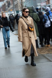 Street style at New York Fashion Week Fall 2020