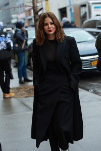Street style at New York Fashion Week Fall 2020