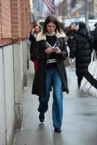 Street style at New York Fashion Week Fall 2020