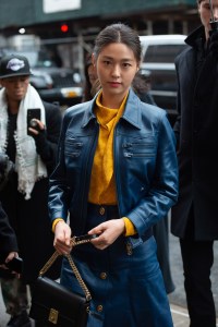 Street style at New York Fashion Week Fall 2020