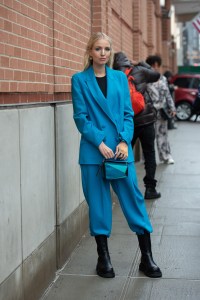 Street style at New York Fashion Week Fall 2020