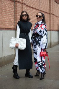 Street style at New York Fashion Week Fall 2020