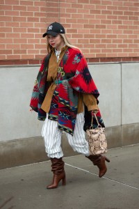 Street style at New York Fashion Week Fall 2020