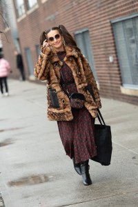 Street style at New York Fashion Week Fall 2020