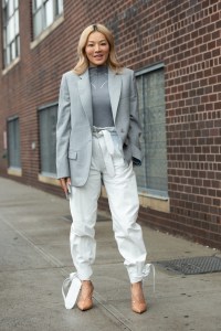 Street style at New York Fashion Week Fall 2020