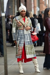 Street style at New York Fashion Week Fall 2020