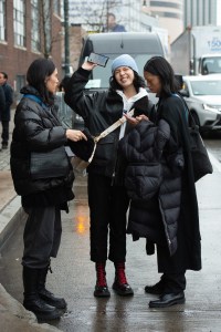 Street style at New York Fashion Week Fall 2020