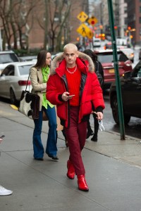 Street style at New York Fashion Week Fall 2020