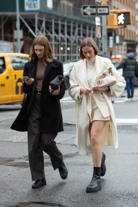 Street style at New York Fashion Week Fall 2020