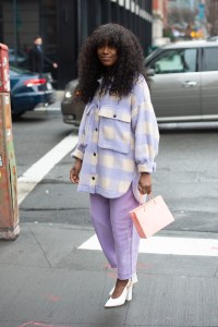 Street style at New York Fashion Week Fall 2020