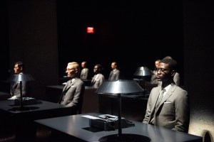 The Thom Browne x Samsung performance.