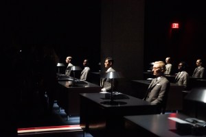 The Thom Browne x Samsung performance.
