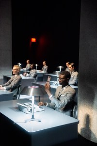 The Thom Browne x Samsung performance.