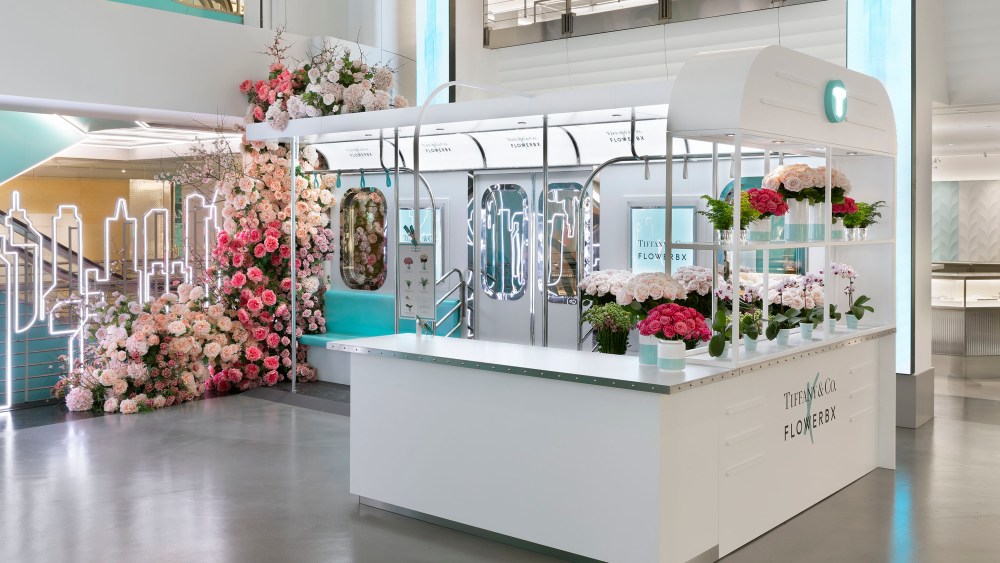 The Tiffany & Co. x Flowerbx collaboration.