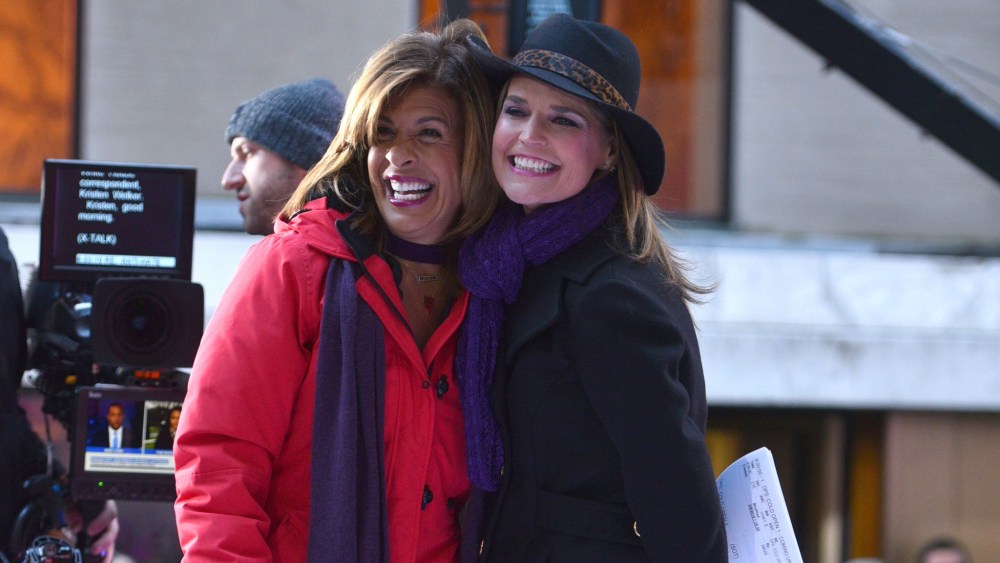 Hoda Kotb and Savannah Guthrie