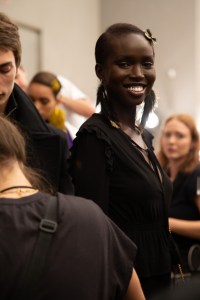 Backstage at Tom Ford RTW Fall 2020