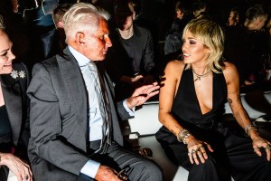George Hamilton and Miley Cyrus