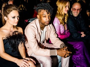 21 Savage, Billie Lourd, Rosie Huntington-Whiteley and Jason Statham