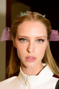 Backstage at Tory Burch RTW Fall 2020