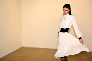 Backstage at Tory Burch RTW Fall 2020