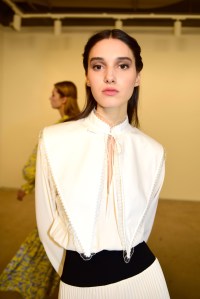 Backstage at Tory Burch RTW Fall 2020