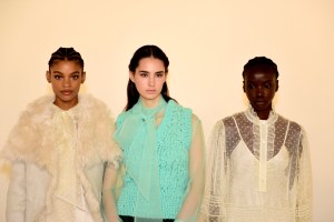 Backstage at Tory Burch RTW Fall 2020