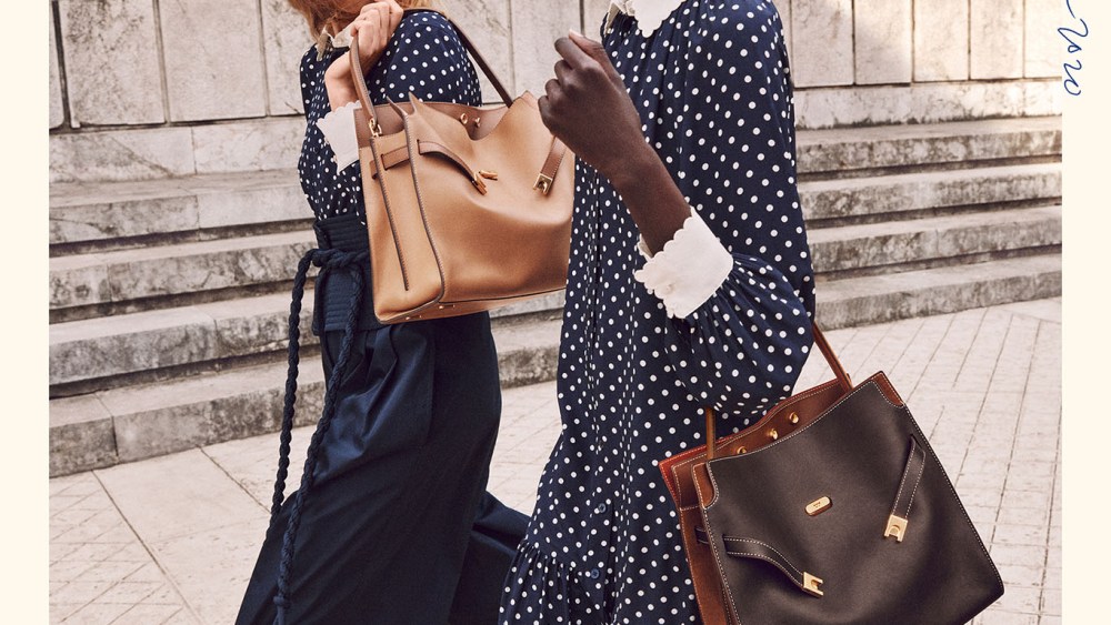 An image from Tory Burch’s “Walk the Walk” campaign.