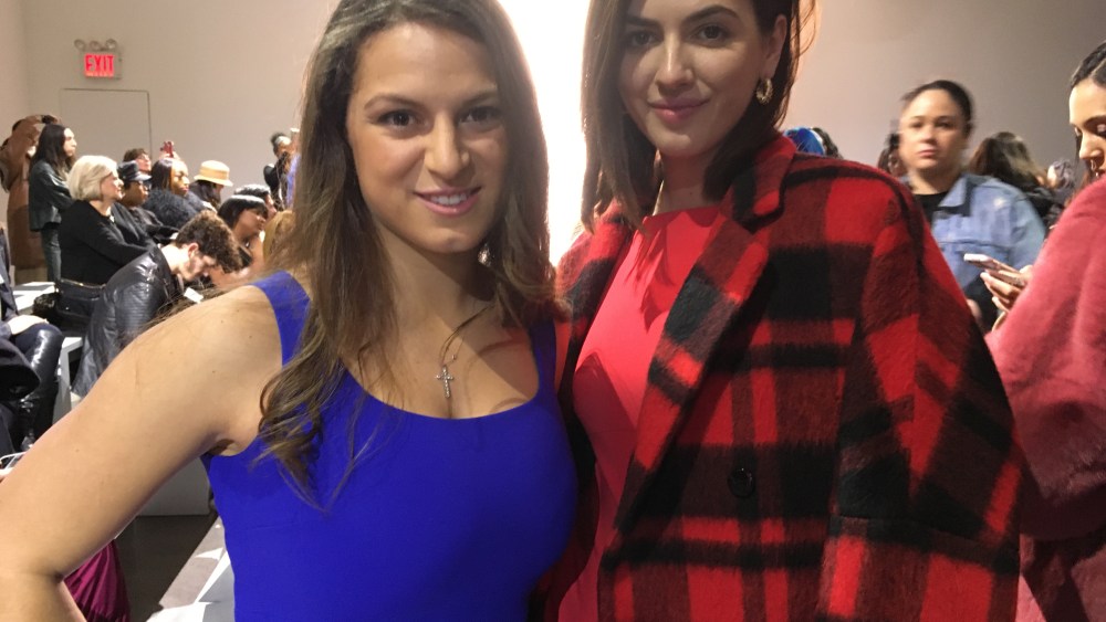 Cara Kennedy Cuomo and Kyra Kennedy at the Chiara Boni La Petite Robe show.